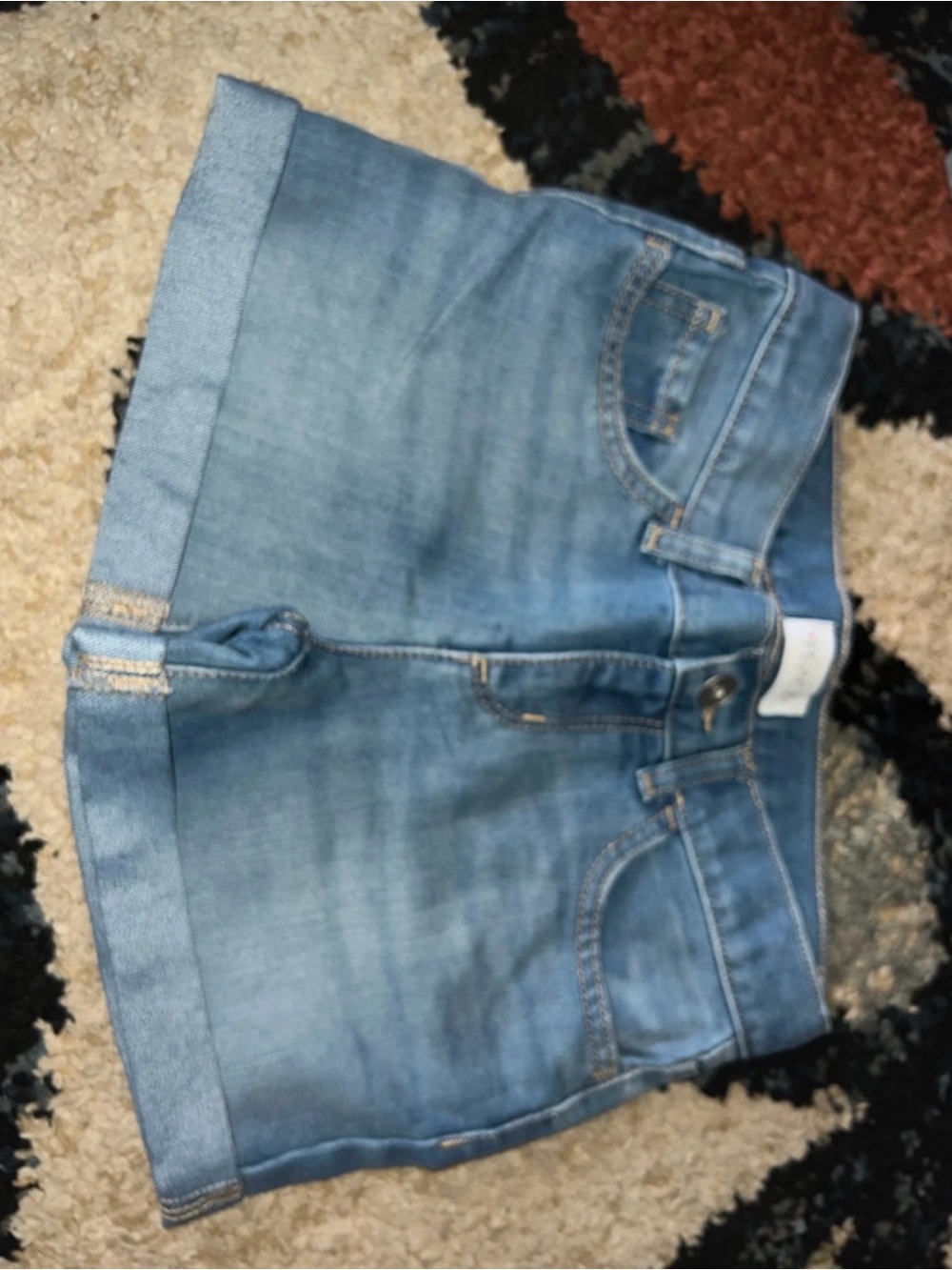 Place Light Blue Denim Rolled-Hem Shorts